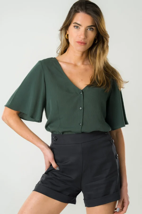 Tencel Bluse Lys waldgrün