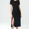 Tencel Midikleid Victoria Schwarz