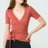 Tencel-Wickeltop Olivier Ocker