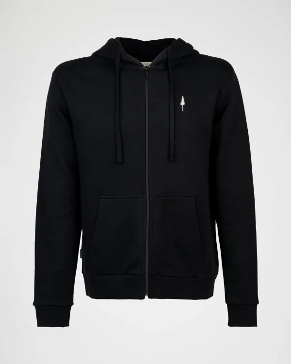 Treehoodie Zip Schwarz