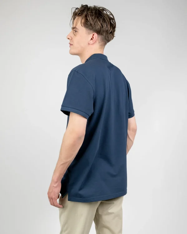 Treepolo Navy Herren-Poloshirt aus Bio-Baumwolle
