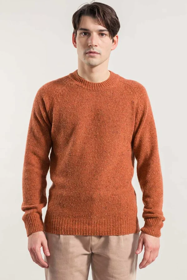 Unisex Kaschmir Pullover Alfredo Ocker