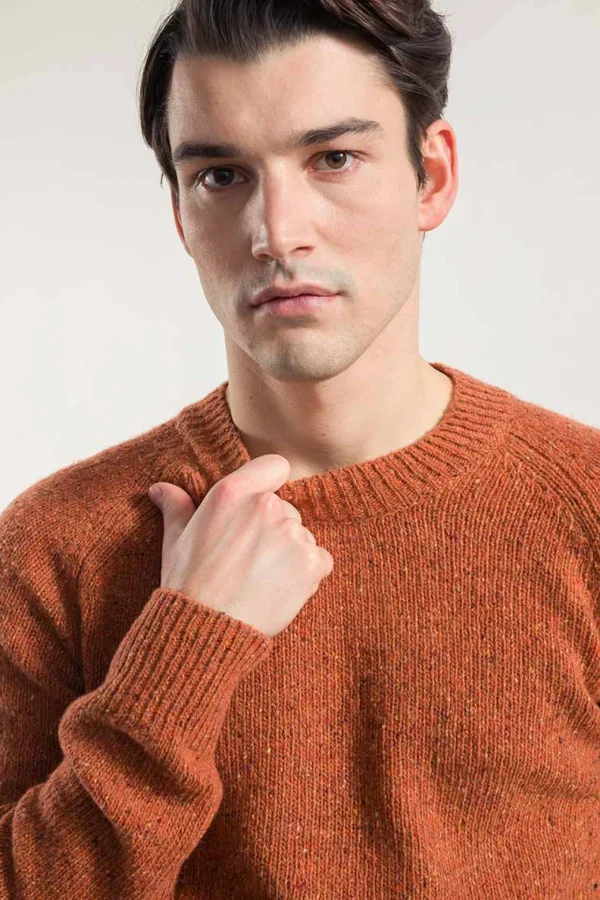 Unisex Kaschmir Pullover Alfredo Ocker
