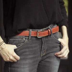 Unisex Vegan Gürtel Charlie Brique