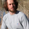 Unisex-Sweatshirt Le Chiller grau