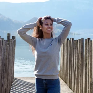 Unisex-Sweatshirt Le Chiller grau