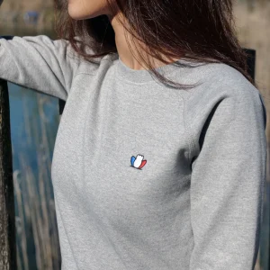 Unisex-Sweatshirt Le Chiller grau