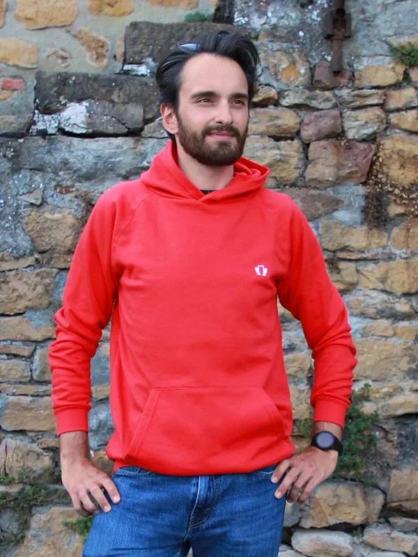 Unisex-Sweatshirt Le Confortable Rot
