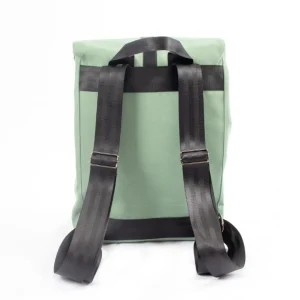 Upcycled Urbaner Rucksack - Grün