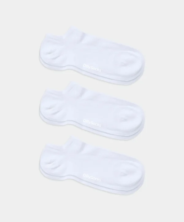 Weisse Sommersocken - Dreier Pack