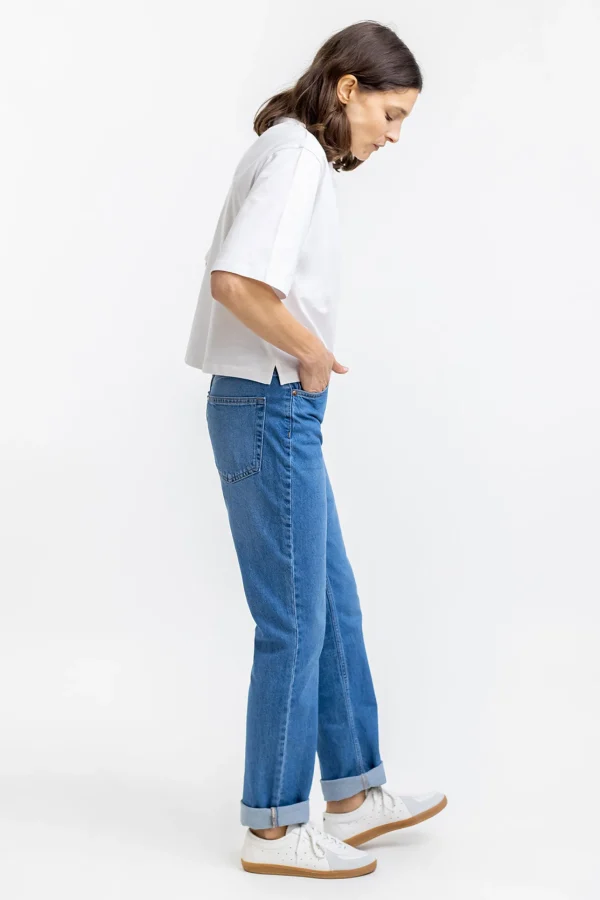 Weisses Cropped T-Shirt