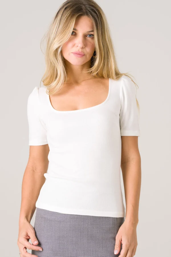 Weisses Damen T-Shirt Hoya