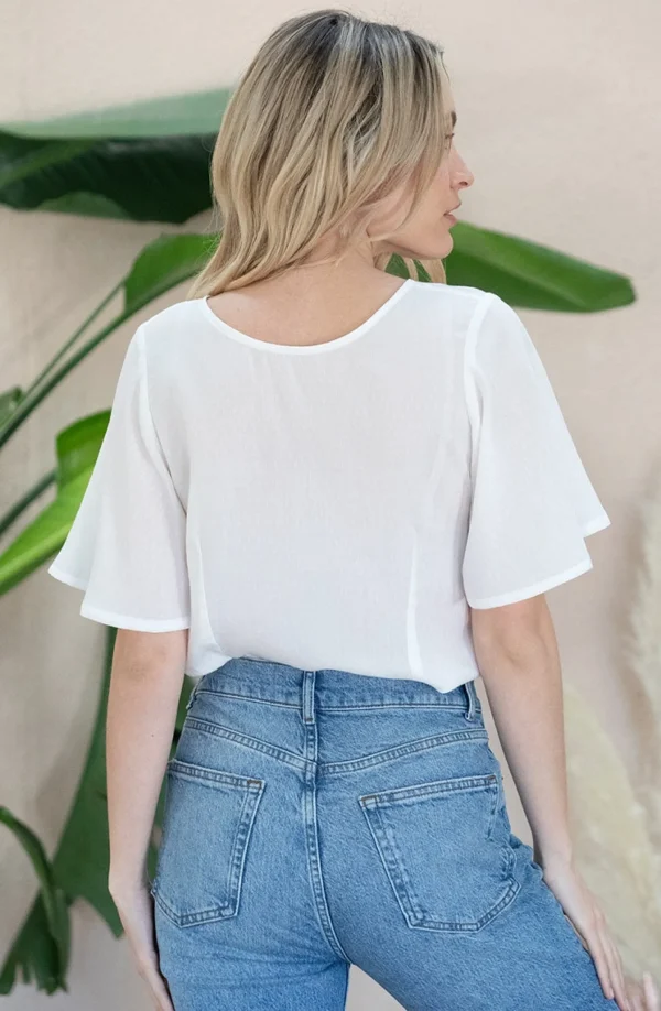 WendeBluse Lys weiss