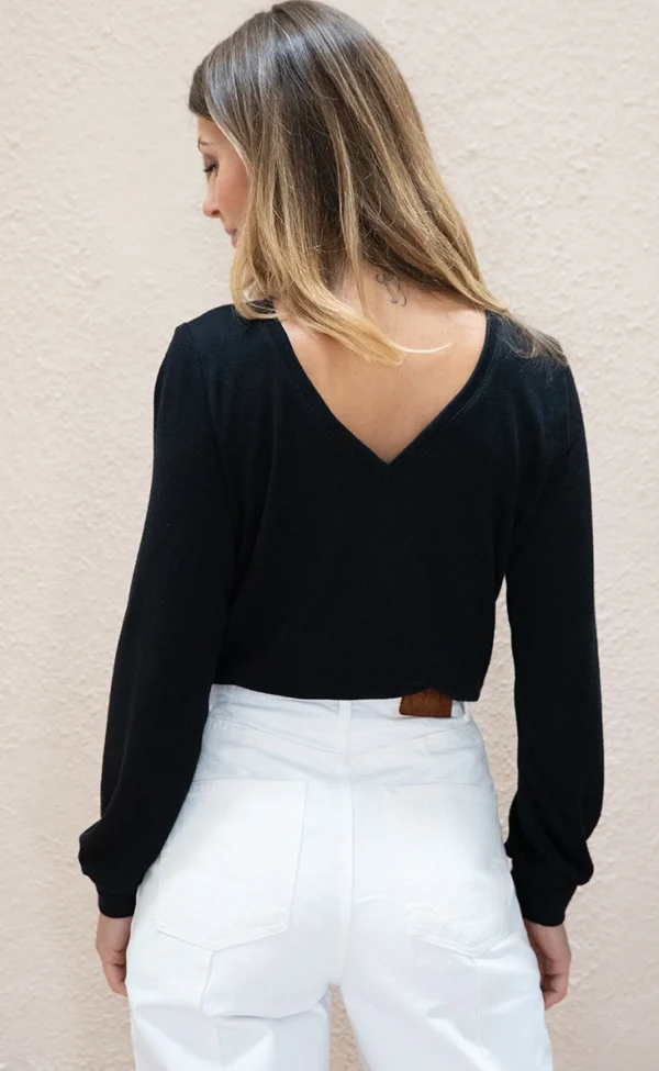 Wendepullover Idesia Schwarz