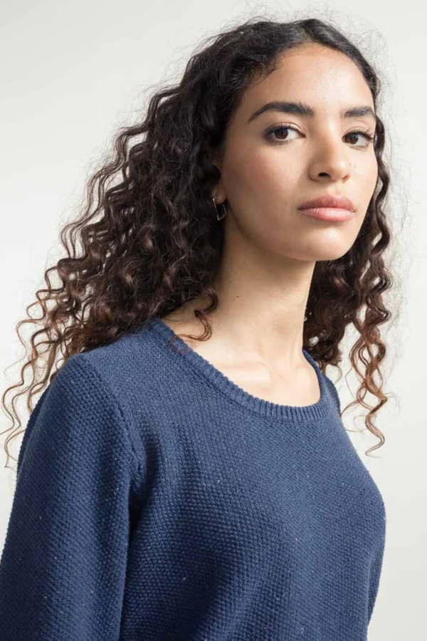 Baumwollpullover Grazia Baltic Blue
