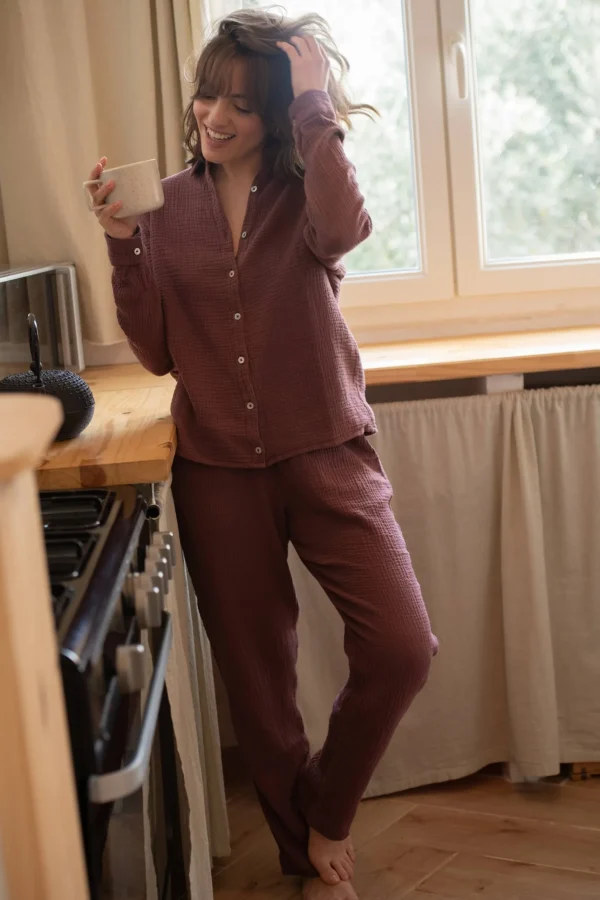 Bordeaux Pyjamahose Daphne