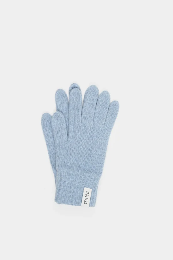Damen Kaschmir Handschuhe Anita Hellblau