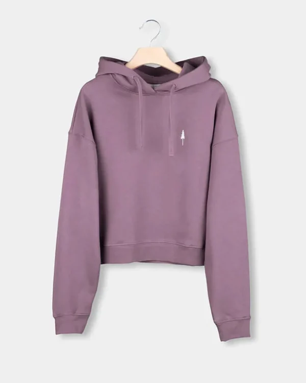 Damen Oversized Hoodie Astrodust Lavender