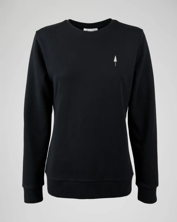 Damen Sweatshirt aus Bio-Baumwolle TreeSweater Black