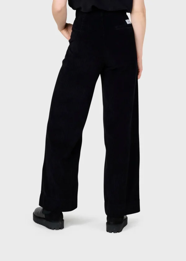 Damen weite Samthose Lydia Schwarz