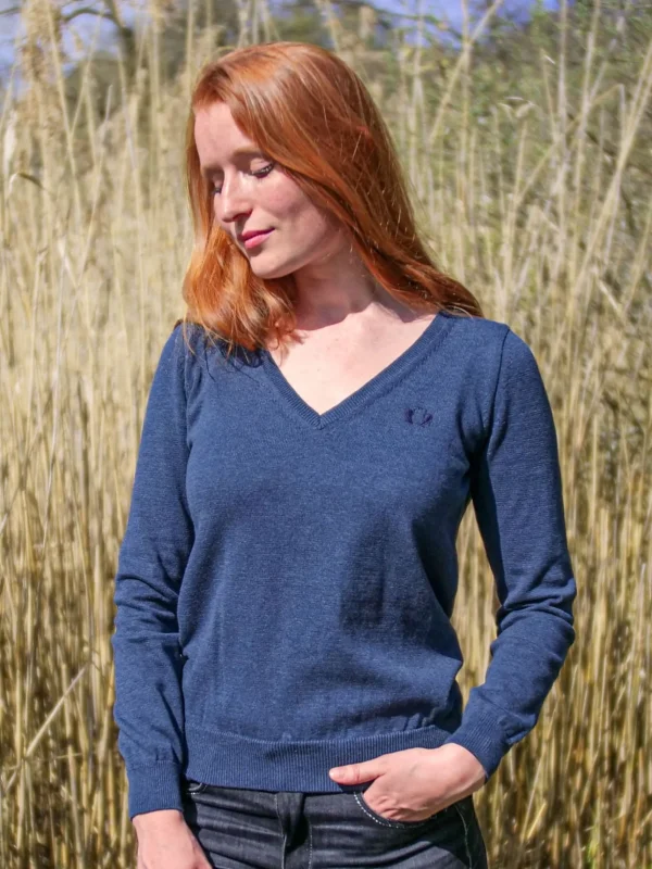 Damenpullover Le Délicat Blau