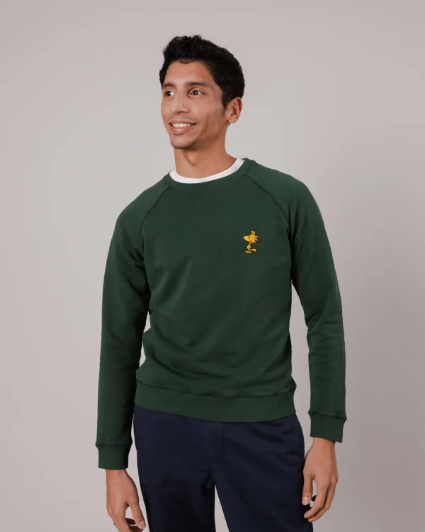 Grünes Herren-Sweatshirt Peanuts