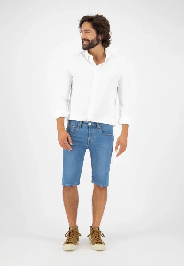 Herren Jeans-shorts Simon Pure Blue