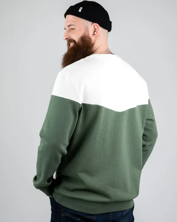 Herren Sweatshirt aus Bio-Baumwolle Olive