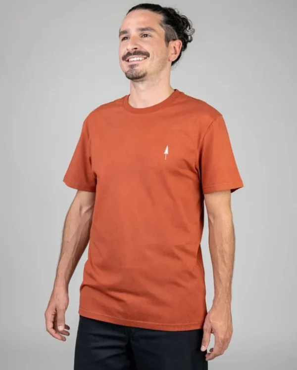 Herren T-Shirt aus Bio-Baumwolle Treeshirt Brick