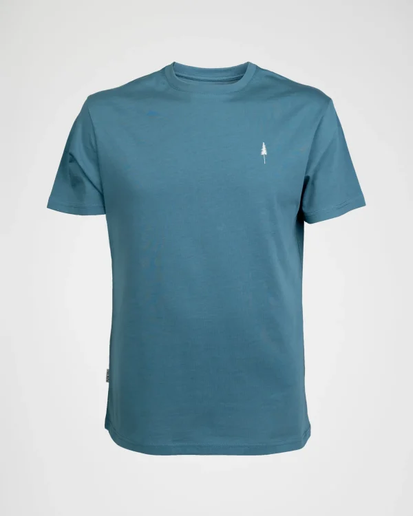 Herren T-Shirt aus Bio-Baumwolle Treeshirt Faded Teal