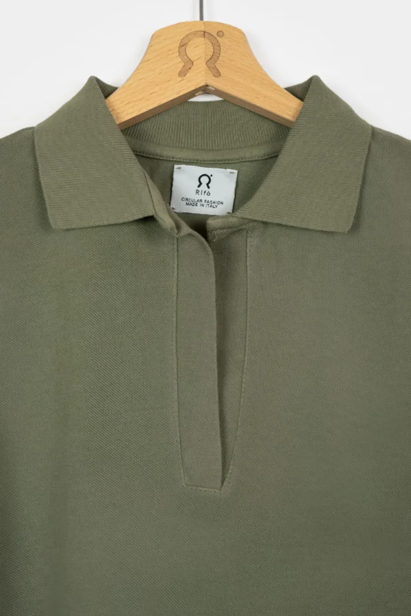 Ärmelloses Poloshirt Helen Grün