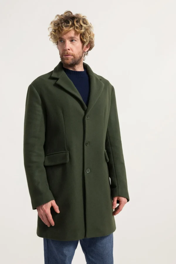 Wolle-Mante Gilberto Khaki